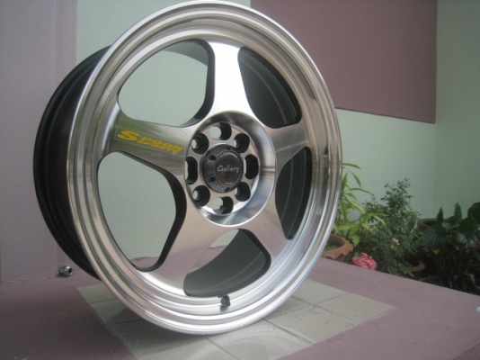 ขายล้อแม็กใหม่ เคยเป็นล้อโชว์ ลาย Spoon 16"x7" et40 4รู100 สีดำหน้าเงา สนใจติดต่อเล็กคลองสามครับ 081-3747940