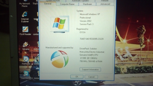 net book panasonic cf-t5 สภาพดี ราคถูก2500