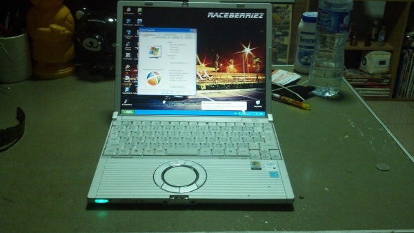 net book panasonic cf-t5 สภาพดี ราคถูก2500