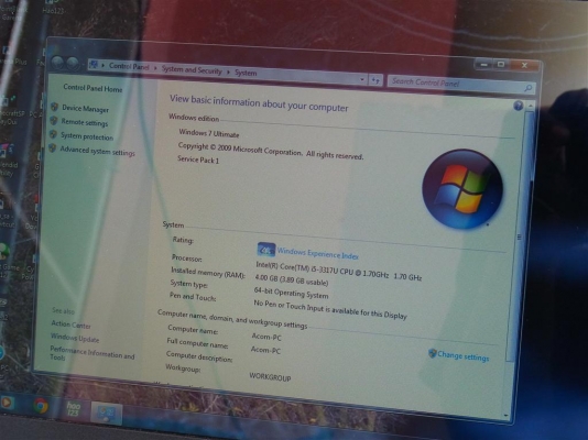 โน็ตบุ็ก Asus K46c i5 กาดร์จอnvidia 2GB แรม 4GB HDD750