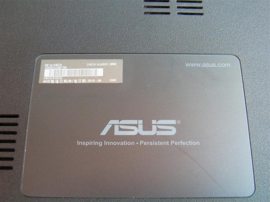 โน็ตบุ็ก Asus K46c i5 กาดร์จอnvidia 2GB แรม 4GB HDD750