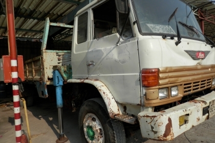 6ล้ช่วงยาว7เมตรติดเครนทานาโด4.5ตันHINOเตรื่องHO7C เพาวเวอร์ ทิฟฟี่