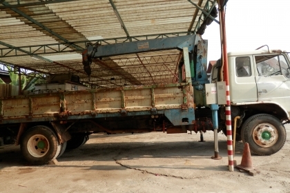 6ล้ช่วงยาว7เมตรติดเครนทานาโด4.5ตันHINOเตรื่องHO7C เพาวเวอร์ ทิฟฟี่