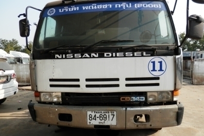 รถโม่ปูน NISSAN UD CW51 ปี51-290 TURBO โม่นอก6คิว