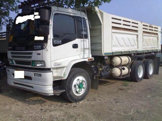 ขายรถสิบล้อ ISUZU DECA FXZ 320 HP EURO2 ปี52  รถก๊าช ดั้มสามมิตร มีระบบลากพ่วง