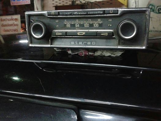 ขายวิทยุรถยนต์ becker benz 1970 Vintage becker Am FM Car Stereo Radi