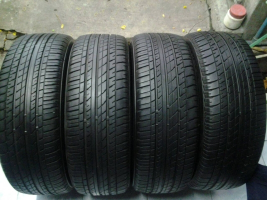 ขายยาง BRIDGESTONE 205-55-17 ปี12 ดอกเต็ม เนื้อนิ่ม ไม่ปะ ไม่บวม ไม่กินข้าง พร้อมใส่ถ่วง ชุดละ 5,900 บาท