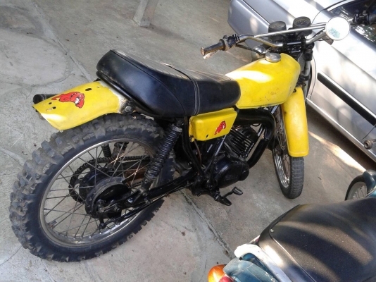 ขาย YAMAHA DT 100 ENDURO เหลืองขมิ้น เครื่องติดขับได้  7,000(ขายแล้วครับ)