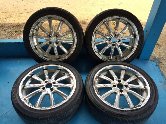 ขายครับ แม็กซ์ 17 4x100 พร้อมยาง\% DUNLOP