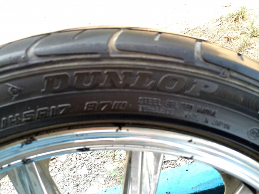 ขายครับ แม็กซ์ 17 4x100 พร้อมยาง\% DUNLOP ขายครับ แม็กซ์ 17 4x100 พร้อมยาง\% DUNLOP