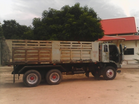 ขายรถบรรทุกสิบล้อดัมพ์ Isuzu 210 FXZ เครื่องเดิม เกียร์ฟูลเลอร์ ดัมพ์สามมิตร ปี 34 แอร์พร้อม