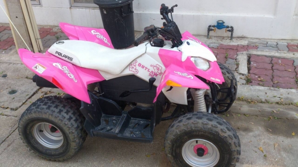 ATV Polaris outlaw 90cc เอทีวีโพลาริส 90 cc ปี 2013