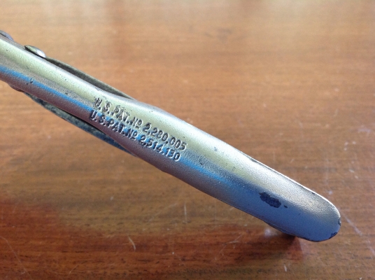 ขายคีมล็อค VINTAGE 7R, PETERSEN VISE GRIP ตี 2 แถว หายาก