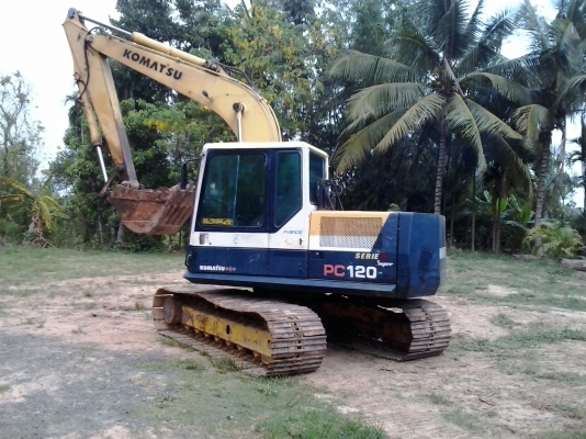 ขายรถแบคโฮ120-5 Komatsu ขายด่วน !