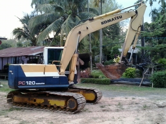 ขายรถแบคโฮ120-5 Komatsu ขายด่วน !