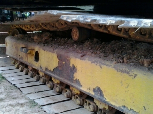 ขายรถแบคโฮ120-5 Komatsu ขายด่วน !