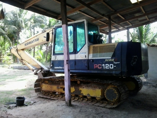 ขายรถแบคโฮ120-5 Komatsu ขายด่วน !