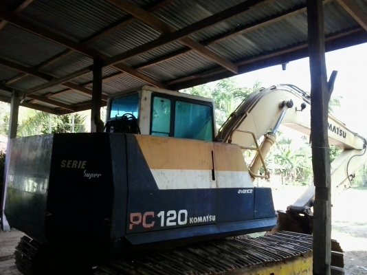 ขายรถแบคโฮ120-5 Komatsu ขายด่วน !
