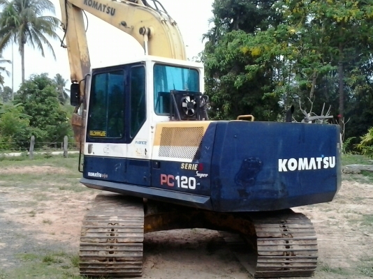 ขายรถแบคโฮ120-5 Komatsu ขายด่วน !