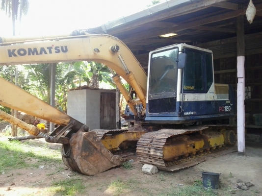 ขายรถแบคโฮ120-5 Komatsu ขายด่วน !