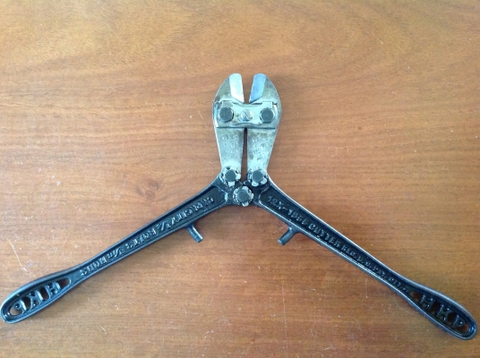 ขายกรรไกรตัดเหล็ก หัวน็อต Vintage ปี 1855 Made by H.K.Poorter Mass.