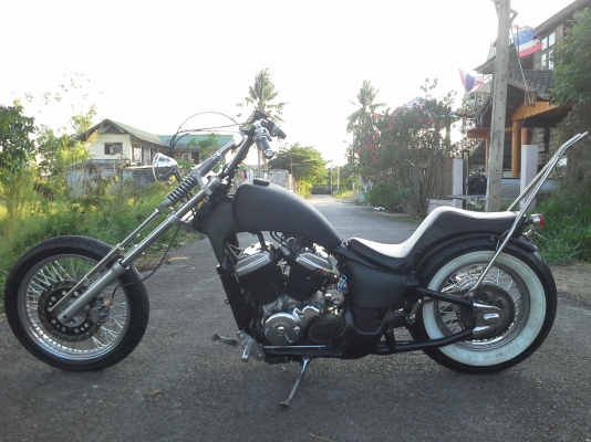 Honda Steed400cc.หน้าแต่งสปิงเกอร์ ยางหลังขอบขาว คาร์บูเดี่ยวยุ่นแท้