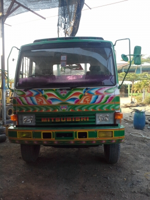 ขายเทรเลอร์รถเกี่ยวมิตซูสองเพลา FN527 MA ราคา950,000 บาท 081-9426261