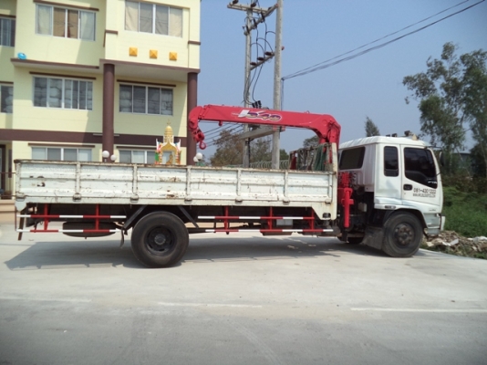 รถเฮี๊ยบรับจ้าง รถเครนรับจ้าง ให้เช่ารถเฮี๊ยบ รถเครน 5 ตัน