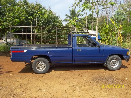 ขาย 80000 บาท กระบะไมตี้มีคอกบรรทุกเสริมข้าง พร้อมโอนทะเบียนเต็ม