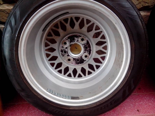 BBS ขอบ 15 4 รู/100  พร้อมยาง  ลดเหลือ 6,500 บ. !!!!