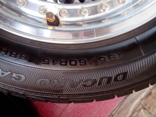 BBS ขอบ 15 4 รู/100  พร้อมยาง  ลดเหลือ 6,500 บ. !!!!