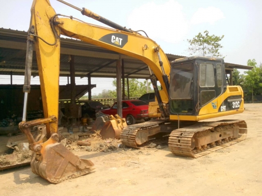 แบคโฮ CAT 312 VII ทำสีCAT C เอกสารเล่มทะเบียน