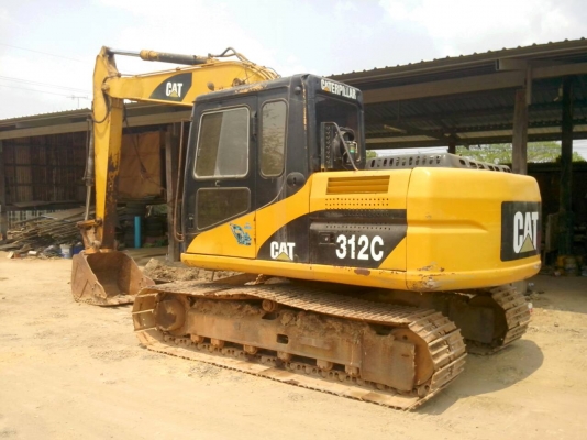 แบคโฮ CAT 312 VII ทำสีCAT C เอกสารเล่มทะเบียน