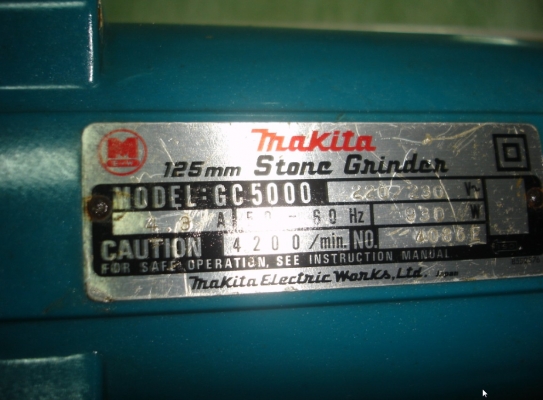 ขายเครื่องเจียร MAKITA รุ่น GC5000 ขนาด 5 นิ้ว 930w