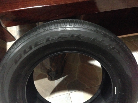 ยาง p265 60r18 DUELER HP sport ถอดจาก TRD ยาง p265 60r18 DUELER HP sport ถอดจาก TRD