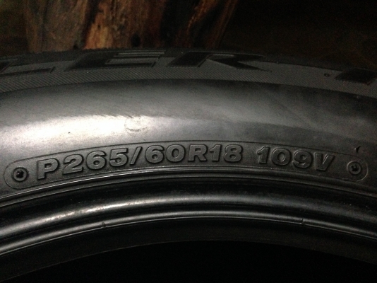 ยาง p265 60r18 DUELER HP sport ถอดจาก TRD ยาง p265 60r18 DUELER HP sport ถอดจาก TRD