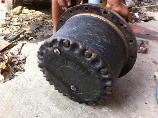 ขายตัวเดินรถแมคโค 120-5 เก่านอก HY-DASH