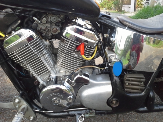 มาแล้วพร้อมลุยHonda Steed400cc.เครื่องแน่นๆ.ยางหน้าหลังใหม่