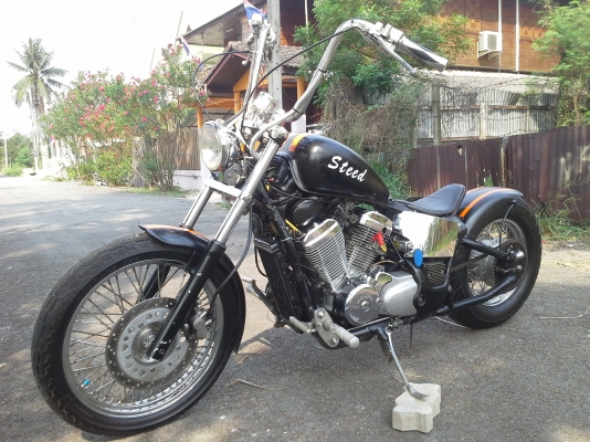 มาแล้วพร้อมลุยHonda Steed400cc.เครื่องแน่นๆ.ยางหน้าหลังใหม่