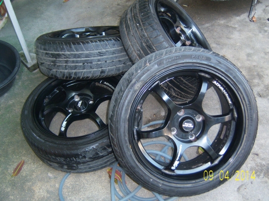 แม็กขอบ 17x7  พร้อมยาง 205 45 17