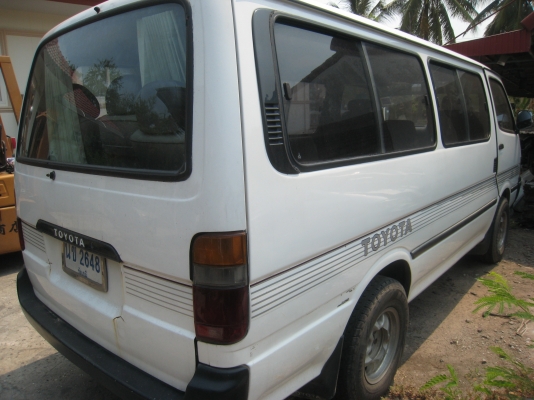 ขายรถตู้ TOYOTA HIACE หัวจรวด ปี 93 2.5L ดีเซล