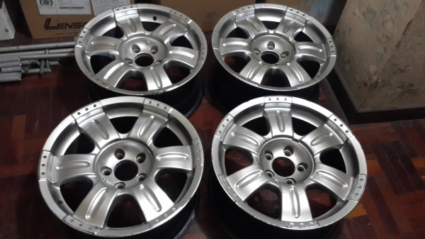 Lenso 5/114 ขอบ 17 กว้าง 8 ครบชุด 4วง