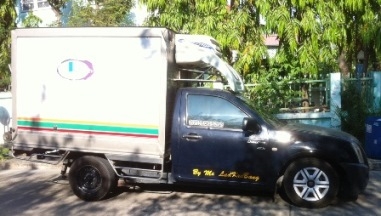 ขายด่วน รถกระบะตู้เย็นขนส่ง สภาพพร้อมใช้งาน
