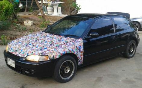 ด่วน..Civic3เครื่องเดิม94"ติดแก๊สLPGแอร์หนาวแก๊ปหลัง/แม็กSPOON(พร้อมขับส่ง)