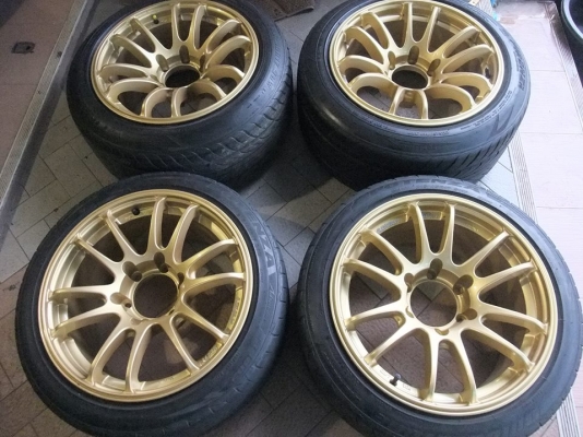 ล้อ RZ ขอบ17 งานcosmis แท้ หน้า8.5 หลัง9.5 แถมยาง