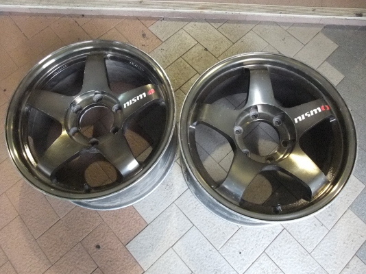 Nismo ขอบ17กว้าง7.5 สีเดิม ไม่มีซ่อม มีรอยตามการใช้งาน