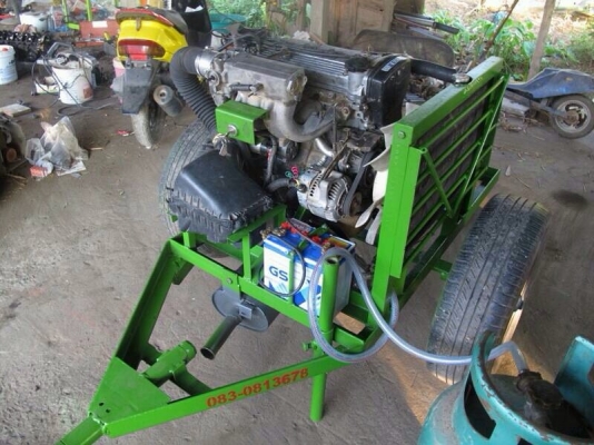 ขายเครื่องสูบน้ำใช้แก๊ส LPG 100\%ราคา 32000