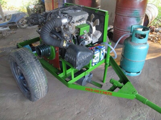 ขายเครื่องสูบน้ำใช้แก๊ส LPG 100\%ราคา 32000