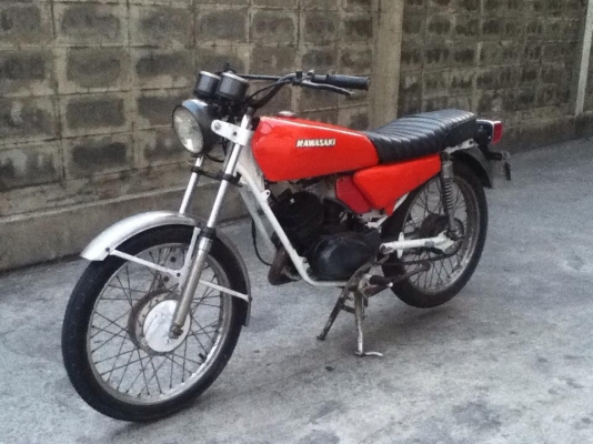 ขาย Kawasaki Kh100 ทะเบียนโอน ภาษีขาด 1 ปี