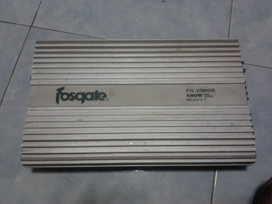 ขายเพาเวอร์ fosgate 2ch ขับ 10" ว้อยคู่ได้